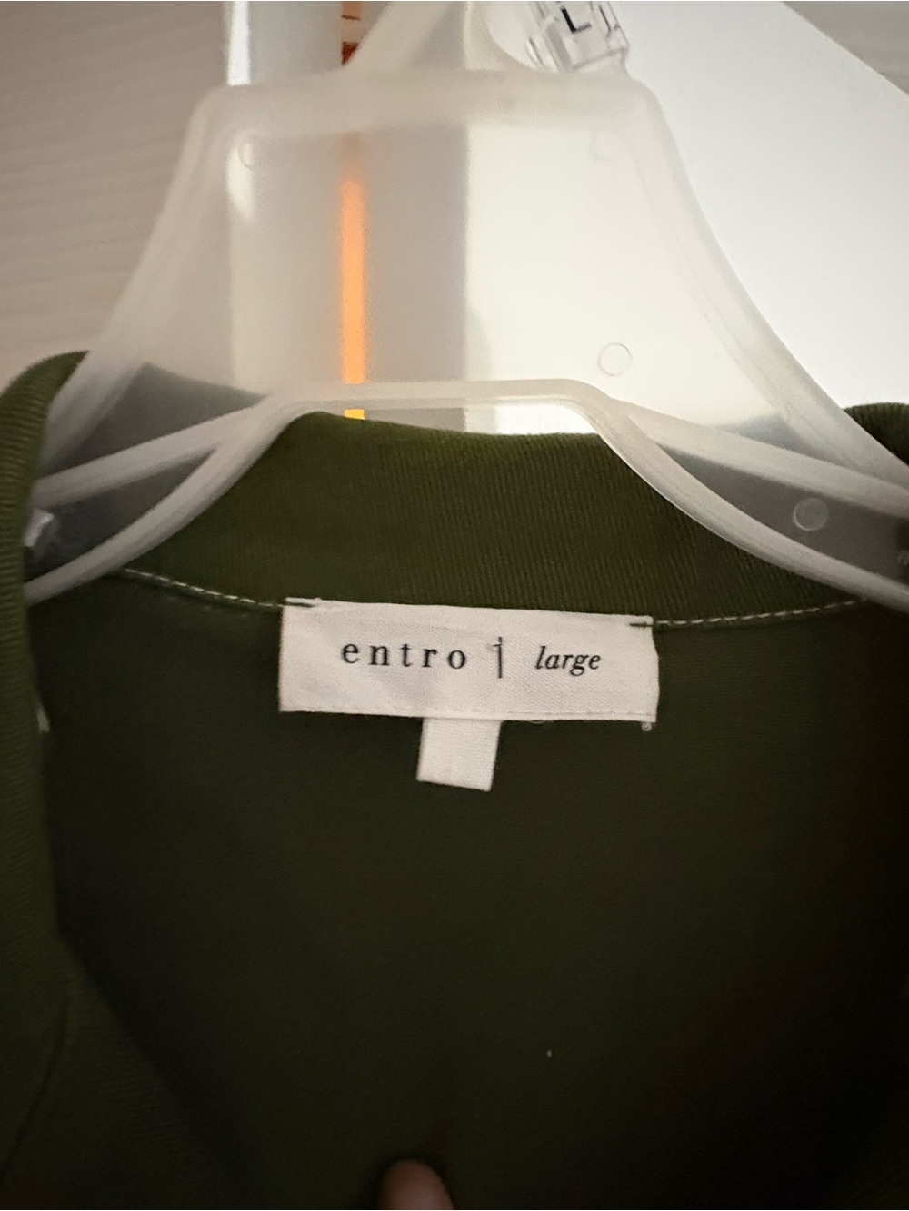 entro Olive Green Short-Sleeve Utility Romper Jacket - Picture 3 of 3